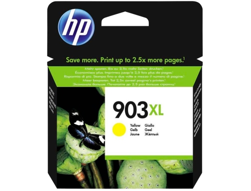 Ink-jet HP jet 903XL Officejet pro 6960 6970 6974 amarillo 825 paginas T6M11AE, imagen 2 mini