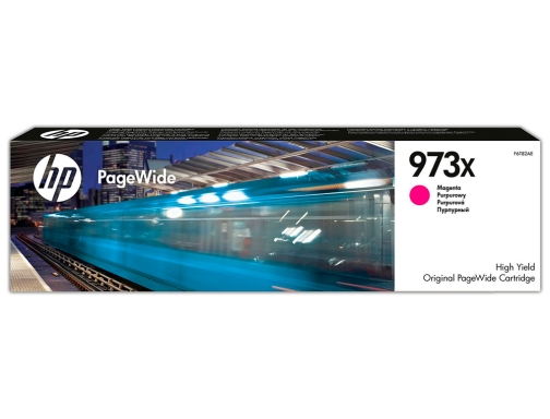 Ink-jet HP jet 973x pagewide 452 477 p55250 p57750 magenta 7000 paginas F6T82AE, imagen 2 mini