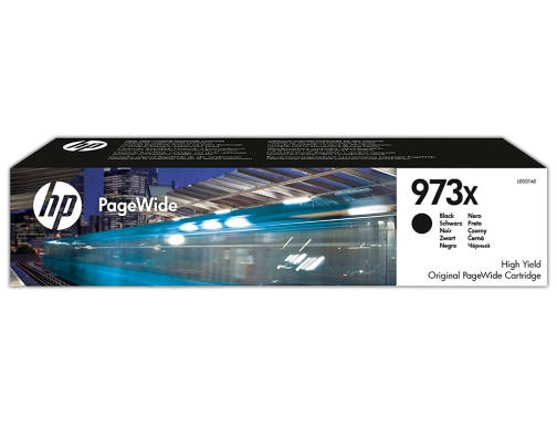 Ink-jet HP jet 973x pagewide 452 477 p55250 p57750 negro 10000 paginas L0S07AE, imagen 2 mini