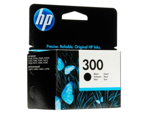 Ink-jet HP n.300 negro dj f4224 aio dj d2560 200 pag CC640EE, imagen 4 mini