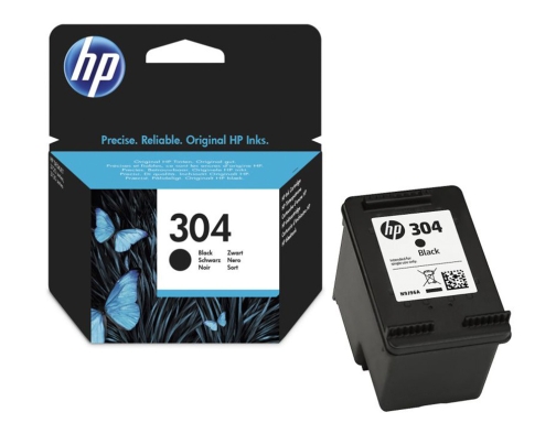 Ink-jet HP n.304 Deskjet 3000 3720 3730 negro 120 paginas N9K06AE, imagen 5 mini