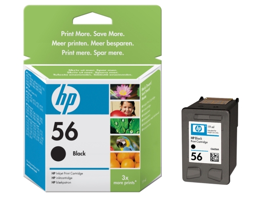 Ink-jet HP n.56 negro dj 450 5550 5152 5500 5600 5650 5800 C6656AE, imagen 2 mini