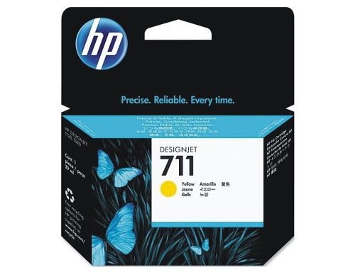 Ink-jet HP n.711 amarillo 29 ml Designjet t120 t520 CZ132A, imagen 2 mini