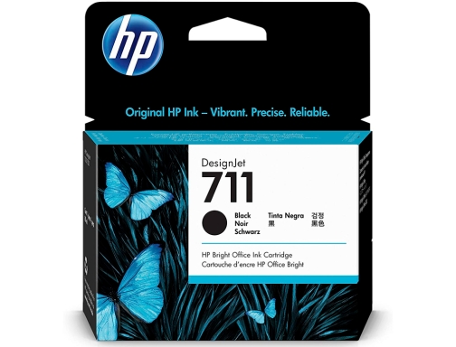 Inkjet HP n.711 Designjet t120 t520 negro 80 ml CZ133A, imagen 2 mini