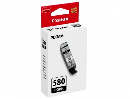 Inkjet Canon pgi-580 pixma para ts6150 ts8150 tr7550 tr8550 negro capacidad 200 2078C001, imagen 2 mini