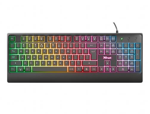 Kit gaming Trust ziva 4 en 1 teclado + raton + alfombrilla 24235, imagen 5 mini