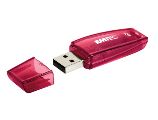 Memoria usb Emtec flash c410 16 gb 2.0 rojo E110619, imagen 2 mini