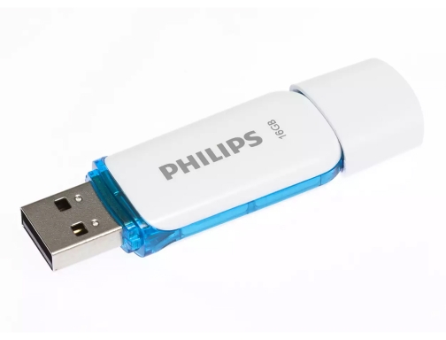 Memoria usb Philips flash usb 2.0 16gb snow blue FM16FD70B, imagen 3 mini