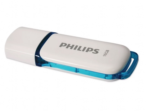 Memoria usb Philips flash usb 2.0 16gb snow blue FM16FD70B, imagen 4 mini
