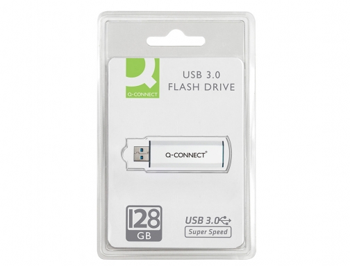 Memoria usb Q-connect flash 128 gb 3.0 KF16375, imagen 2 mini
