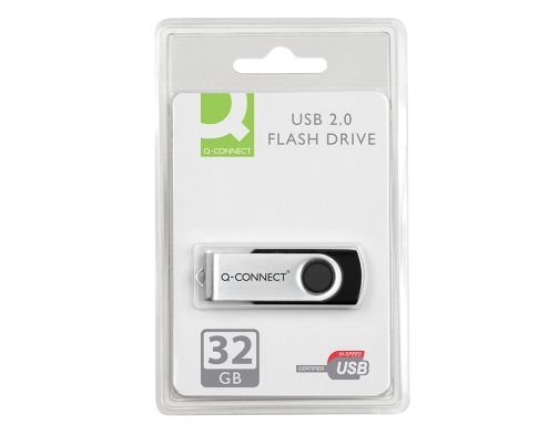 Memoria usb Q-connect flash 32 gb 2.0 KF76970, imagen 2 mini