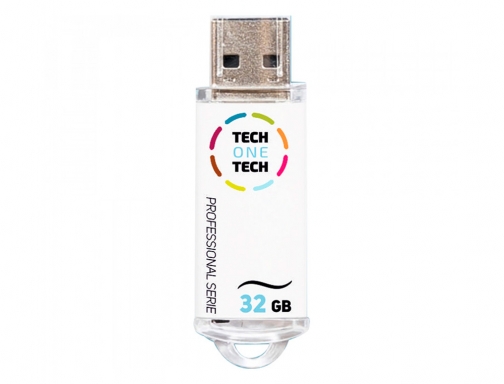 Memoria usb Tech on tech serie profesional tech white 32 gb TEC3001-32, imagen 4 mini