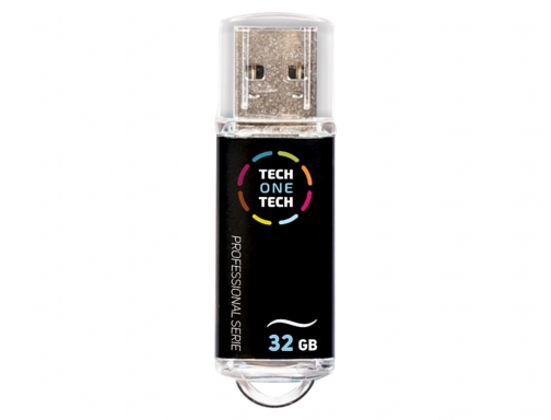 Memoria usb Tech on tech serie profesional tech black 32 gb TEC3002-32, imagen 3 mini