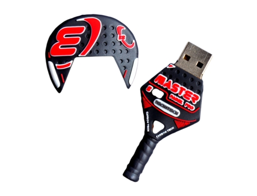 Memoria usb Tech on tech raqueta padel roja 32 gb TEC5046-32, imagen 3 mini