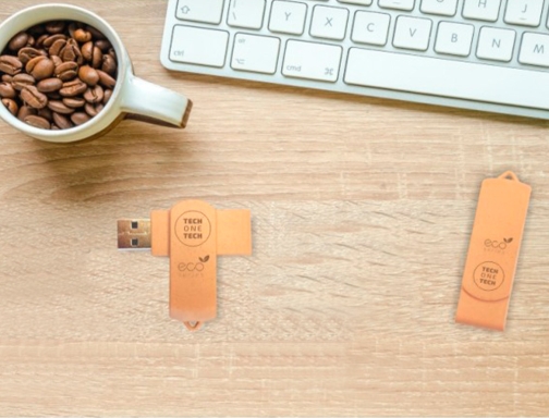 Memoria usb tech one tech ecotech biodegradable 16 gb usb 2.0 Tech on tech TEC3100-16, imagen 3 mini