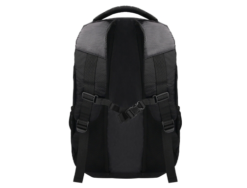 Mochila para portatil Q-connect 18- negra 1 asa 1 bolsillo exterior medidas KF16976, imagen 5 mini