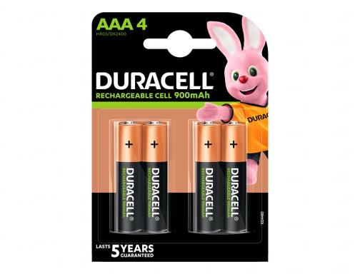 Pila Duracell recargable staycharged AAa 900 mah blister de 4 unidades 81241741, imagen 2 mini
