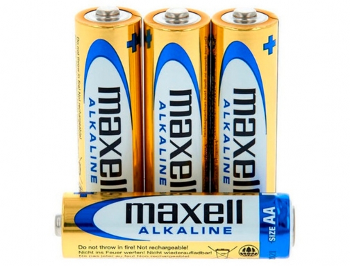 Pila Maxell alcalina 1.5 v tipo AA lr06 blister de 4 unidades LR06-B4 MXL, imagen 4 mini