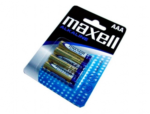Pila Maxell alcalina 1.5 v tipo AA lr06 blister de 4 unidades LR06-B4 MXL, imagen 5 mini