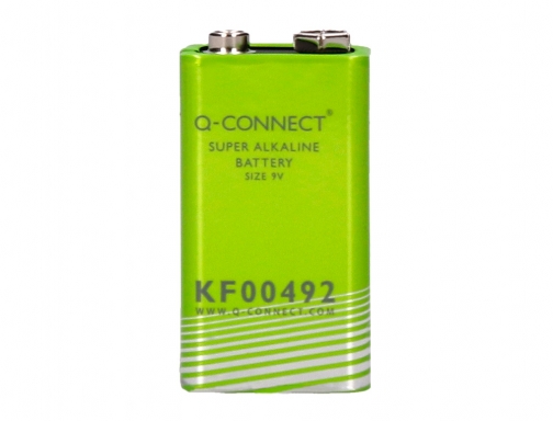 Pila Q-connect alcalina 9v blister con 1 unidad KF00492, imagen 3 mini