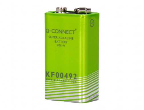 Pila Q-connect alcalina 9v blister con 1 unidad KF00492, imagen 4 mini