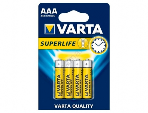 Pila Varta salina superlife AAa tipo r-03 blister de 4 unidades AAA-2003, imagen 2 mini