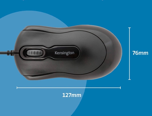 Raton Kensington optico 800 dpi negro K72356EU, imagen 3 mini