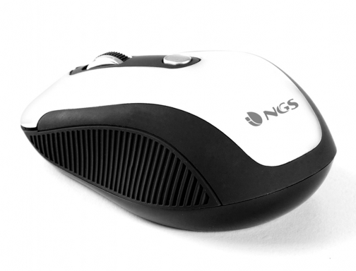 Raton Ngs haze optico 800 1600 dpi inalambrico nano receptor usb 2,4 HAZEWHITE , blanco, imagen 4 mini