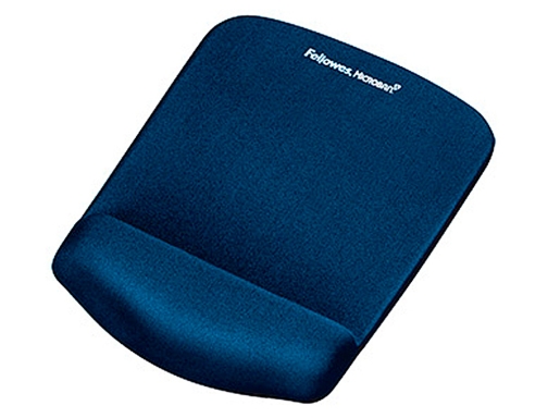 Alfombrillas Fellowes para raton foam fusion plush touch azul 25x184x238 mm 9287302, imagen 2 mini