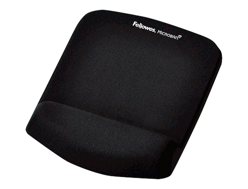 Alfombrilla Fellowes para raton plush touch foam negro 9252003, imagen 2 mini