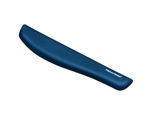 Reposamuecas Fellowes para teclado foam fusion plush touch azul 25x460x81 mm 9287402, imagen 2 mini