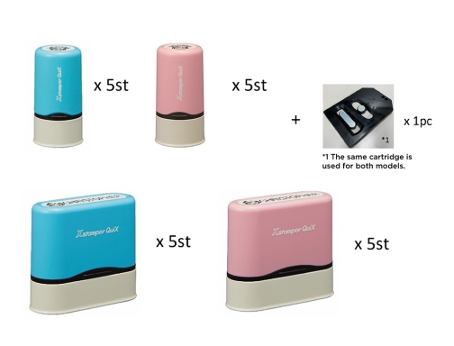 Sello x stamper quix nombre que se puede personalizar kit iniciacion 20 Xstamper QPTM STARTER, imagen 2 mini