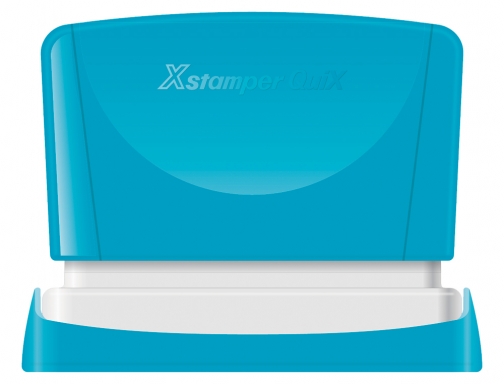 Sello X-stamper quix para mquina ESTM-H,azul medidas 4x60 mm QPTL-Q0460RU Q05 AZ, imagen 2 mini
