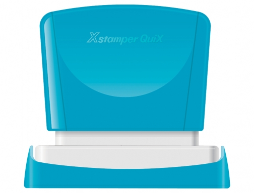 Sello X-stamper quix para mquina ESTM-H, azul medidas 13x49 mm QPTL-Q1349RU Q13 AZ, imagen 2 mini