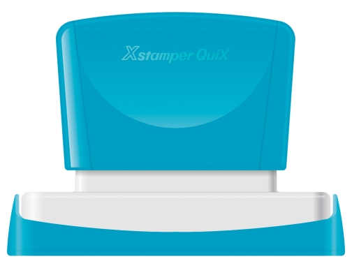 Sello X-stamper quix para mquina ESTM-H, azul medidas 22x69 mm QPTL-Q2269RU Q18 AZ, imagen 2 mini