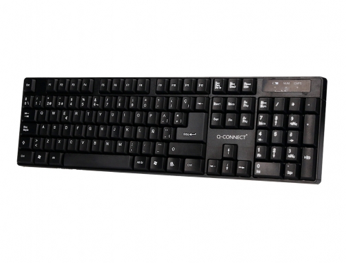 Set teclado + raton inalambrico Q-connect 2.4g negro compatible windows KF17988, imagen 5 mini