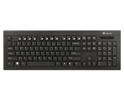 Set teclado y raton Ngs dragonfly multimedia inalambrico usb nano 2,4 ghz DRAGONFLYKIT , negro, imagen 3 mini