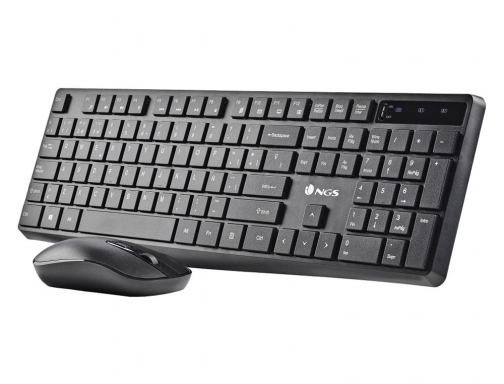 Set teclado y raton Ngs hype kit inalambrico color negro HYPEKIT, imagen 3 mini
