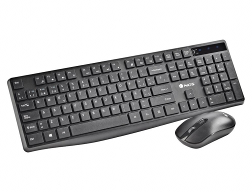 Set teclado y raton Ngs hype kit inalambrico color negro HYPEKIT, imagen 5 mini