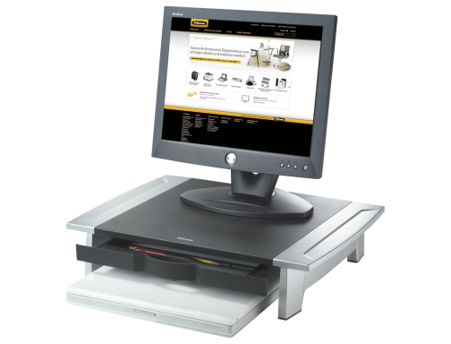 Soporte Fellowes para monitor tft office suites ajustable en altura con bandeja 8031101, imagen 2 mini