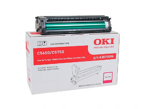 Tambor Oki c5650 5750 magenta -20.000 pag- 43870006, imagen 2 mini