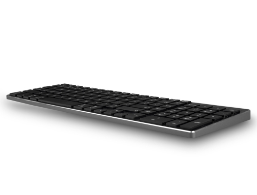 Teclado Ngs fortune multimode inalambrico 12 teclas multimedia color aluminio 364x116x14 mm FORTUNE-BT , negro, imagen 2 mini