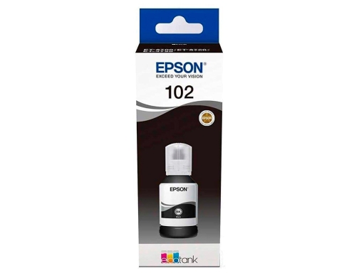 Tinta Epson ecotank 102 et-2700 2750 3700 3750 4750 bote de 127 C13T03R140, imagen 2 mini