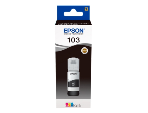 Tinta Epson ecotank 103 l3110 3150 3151 5190 negro botella de 65 C13T00S14A10, imagen 3 mini