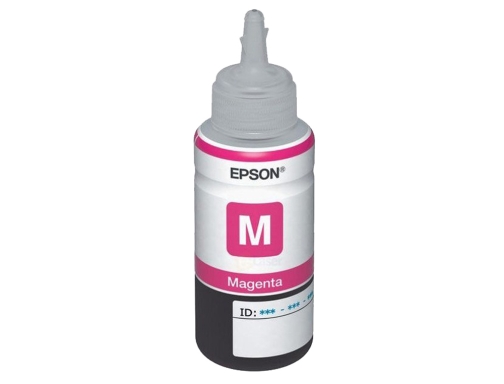 Tinta Epson t6643 et2500 2550 14000 l475 565 575 4500 magenta botella C13T664340, imagen 2 mini