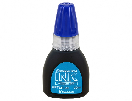 Tinta X-stamper quix para sellos azul bote de 20 ml QPTLR-20 AZ, imagen 2 mini