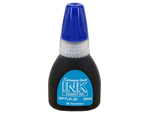 Tinta X-stamper quix para sellos azul bote de 20 ml QPTLR-20 AZ, imagen 2 mini