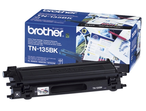 Toner Brother TN135BK hl-4040cn 4050cdn 4070cdw DCP-9040 9045 MFC-9440 9840 negro -5.000@5%-, imagen 2 mini