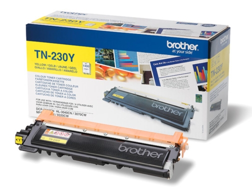 Toner Brother tn-230 amarillo -1.400pag- hl-3040cn hl-3070cw DCP-9010cn MFC-9120cn MFC-9320cw TN230Y, imagen 2 mini