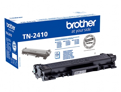 Toner Brother tn-2410 para DCP-l2510 2530 2550 hl-l2375 negro 1200 pag TN2410, imagen 2 mini